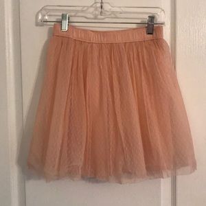 Pink double layer skirt from Hollister